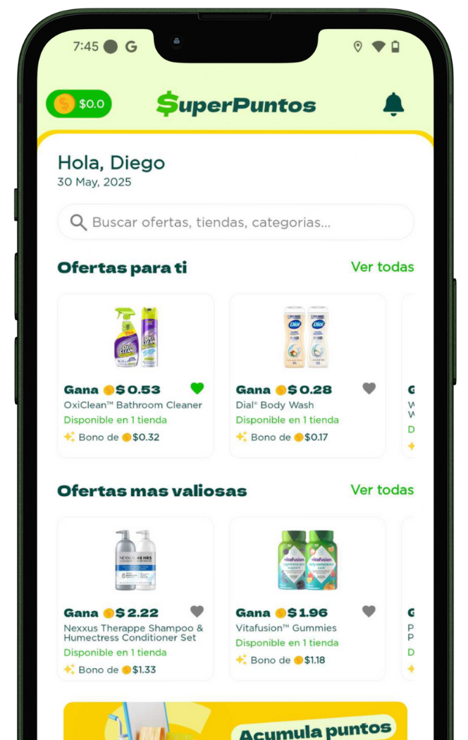 SuperPuntos App